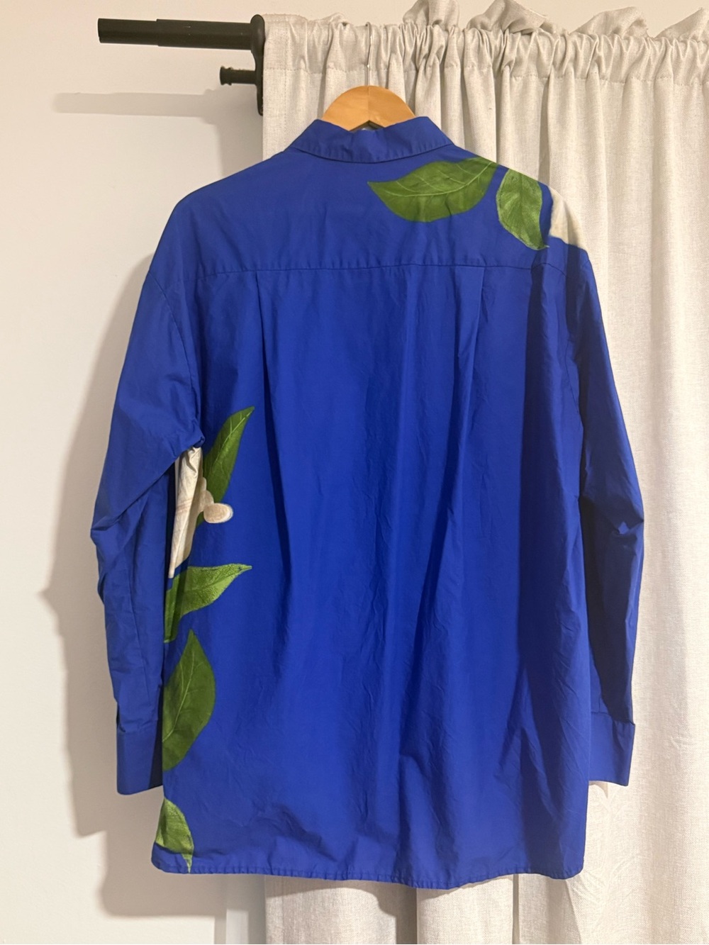 FARM Rio Blue Flower oversized shirt - Picture 6 of 6